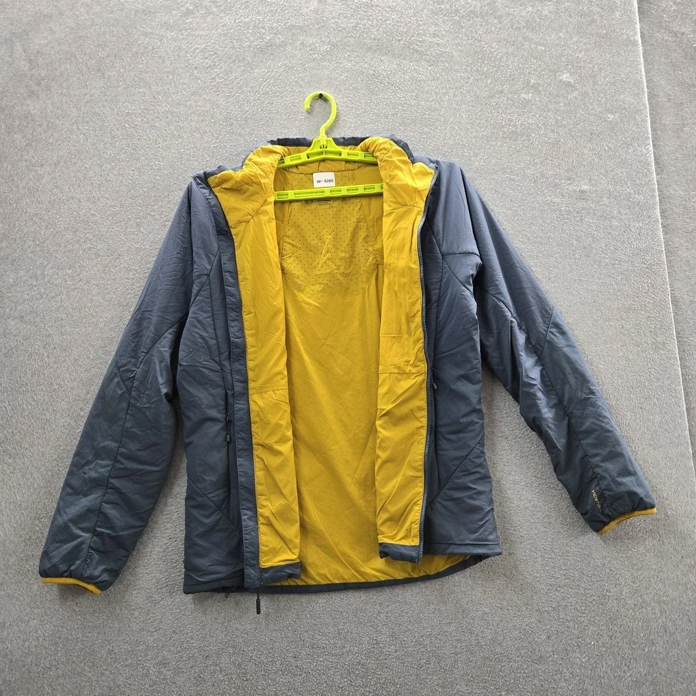 The North Face Men Jacket L/G Gray Nylon Ventrix Ultralight Puffer READ